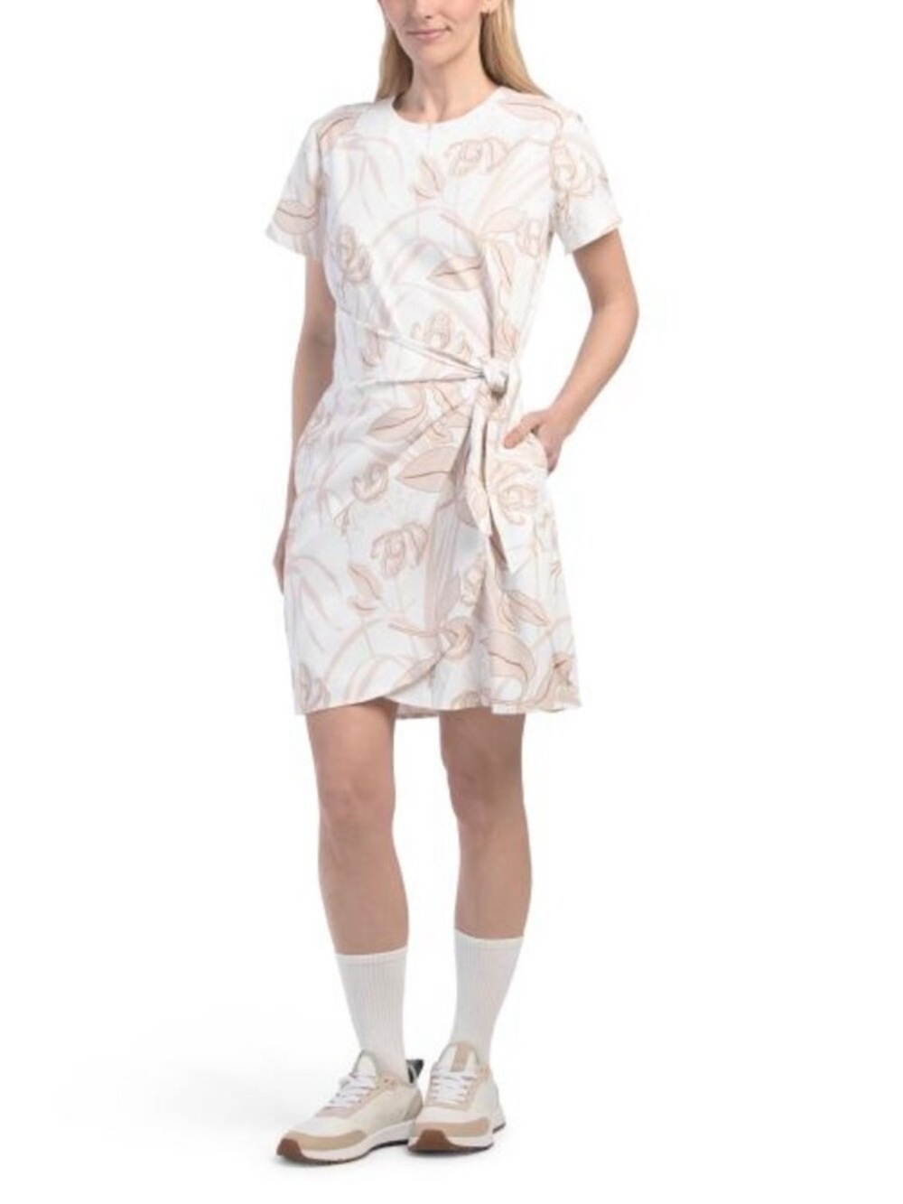 NWT A Putnam Stretch Twill Mini Wrap Dress Medium